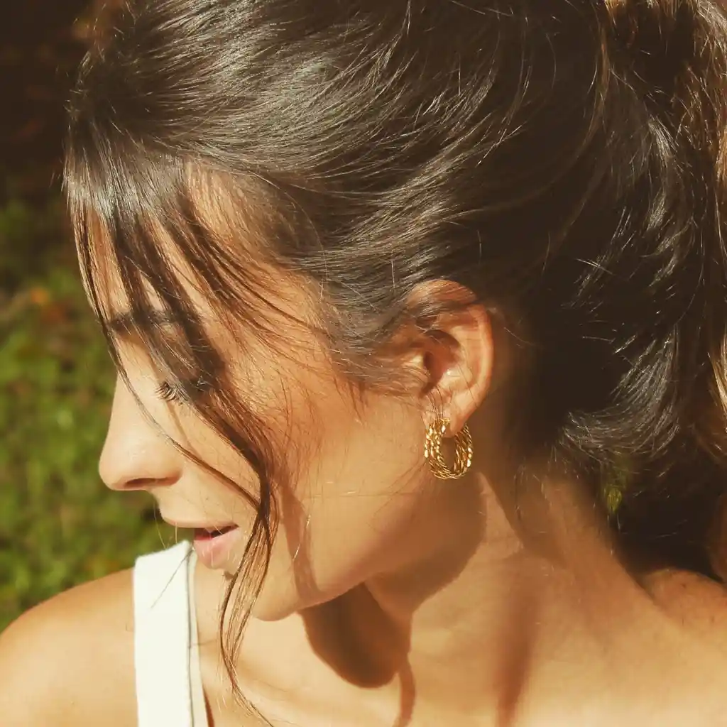 Candongas Pequeñas Entorchadas