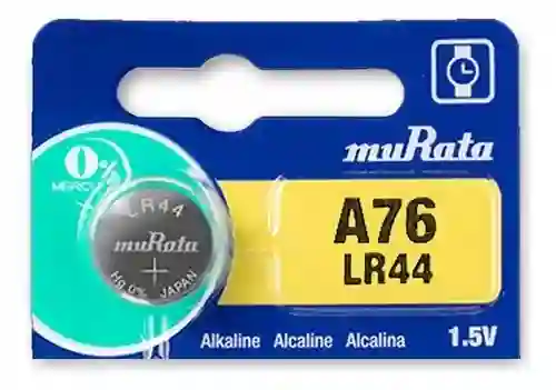 Batería Murata A76 Lr44 Alcalina 1.5v - Batería Tipo Botón/ Unidad