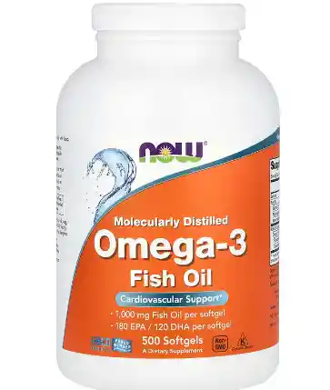 Now Omega 3, 1000mg 500 Cápsulas