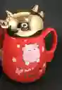 Mug Pocillo Vaca Con Tapa