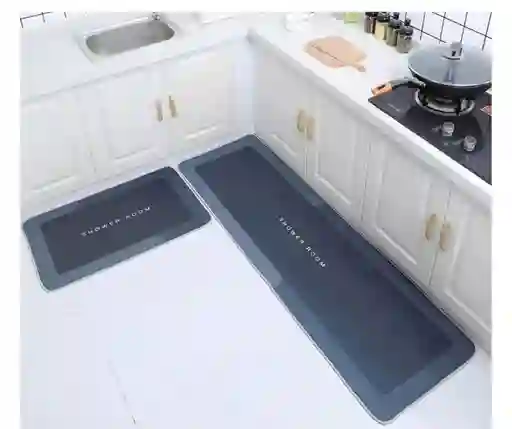 Tapete Alfombra Cocina Absorbente Y Antideslizante Juego X2.