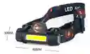 Linterna Led Recargable Con Cabeza De Casco T6, 1 Linterna Led 2 En 1, Color Negro, Luz Amarilla