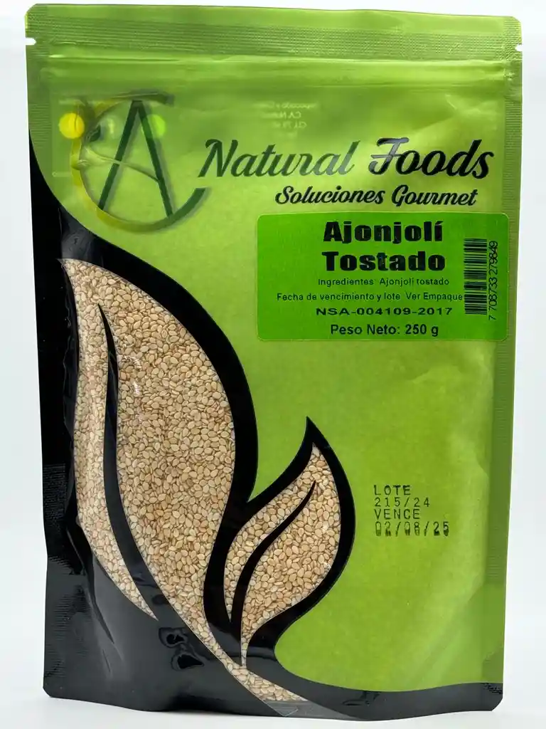 Ajonjoli Tostado Bolsa X 250 G