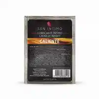 Lubricante Íntimo Crema De Whisky Sachet Sensación Caliente X 7 Ml Sen Íntimo