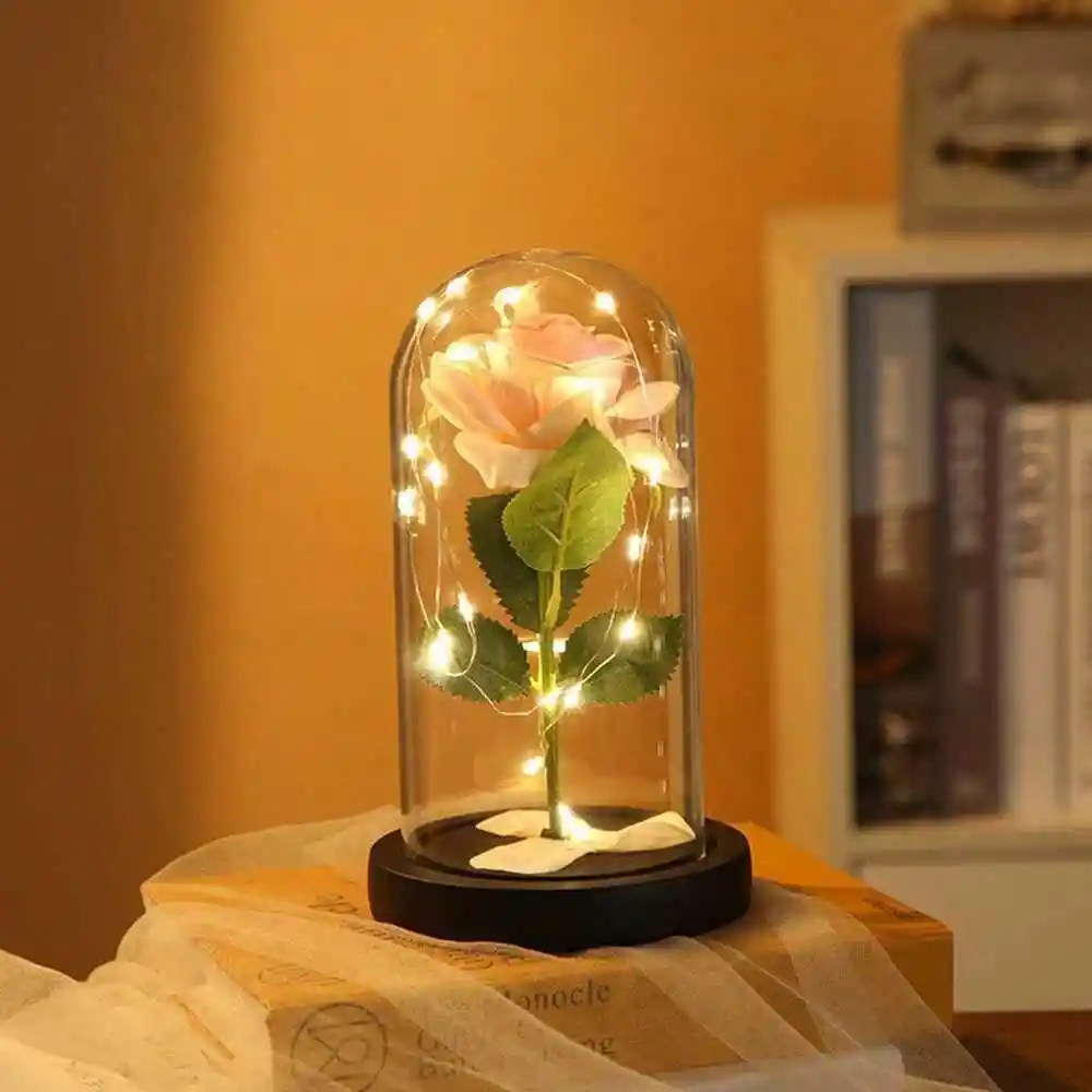 Decorativo Luminoso Rosa Eterna Led