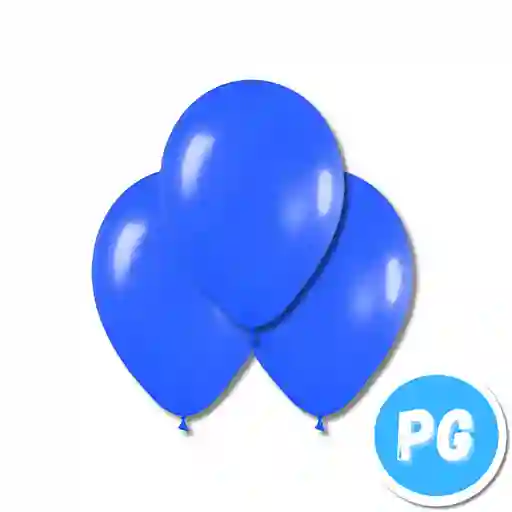 Paquete De Bomba Plastica R12 30cm X10 Unds Azul