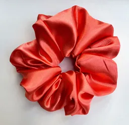 Bamba Scrunchies En Satín Durazno Baby Ref 746