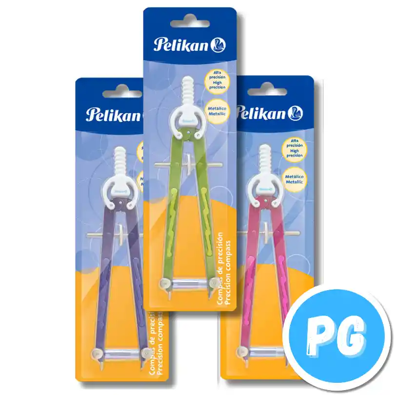 Compas Pelikan Precision Metalico