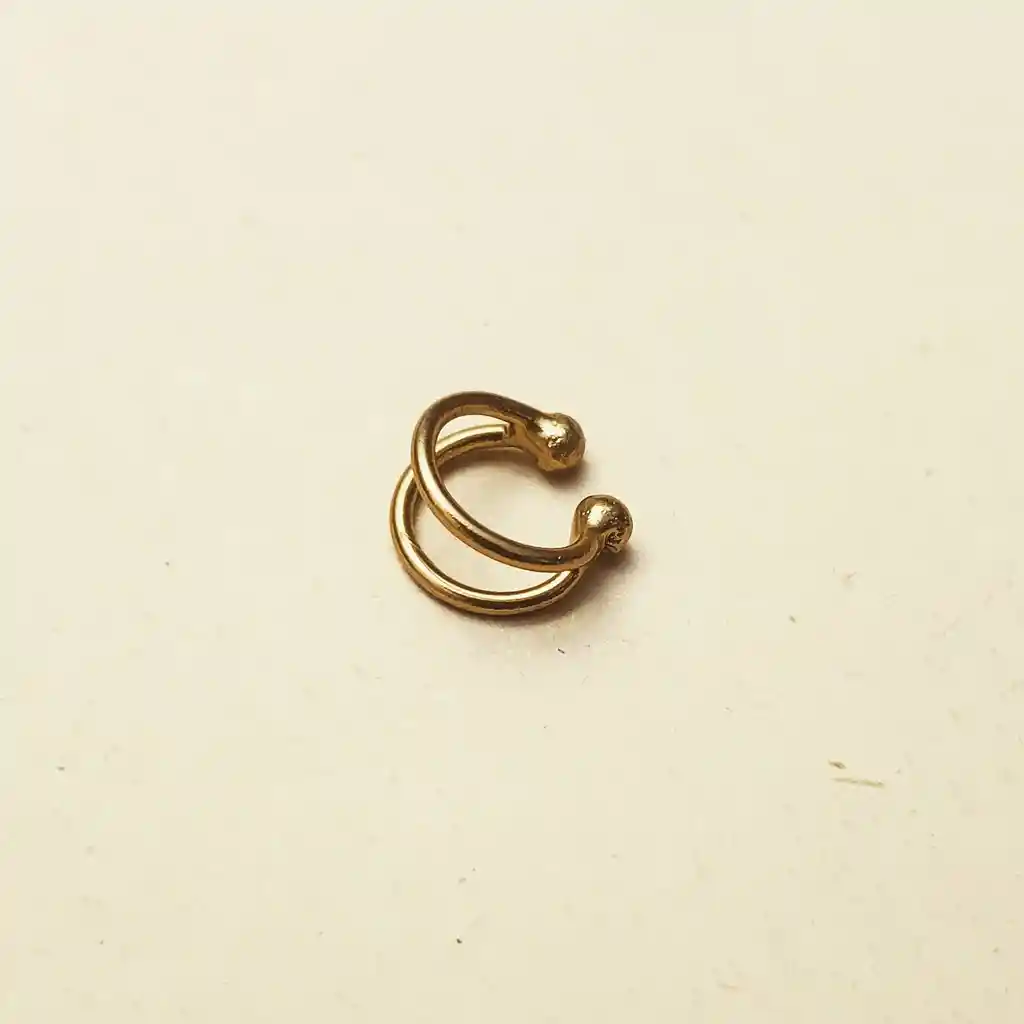 Earcuff Liso De Dos Alambres