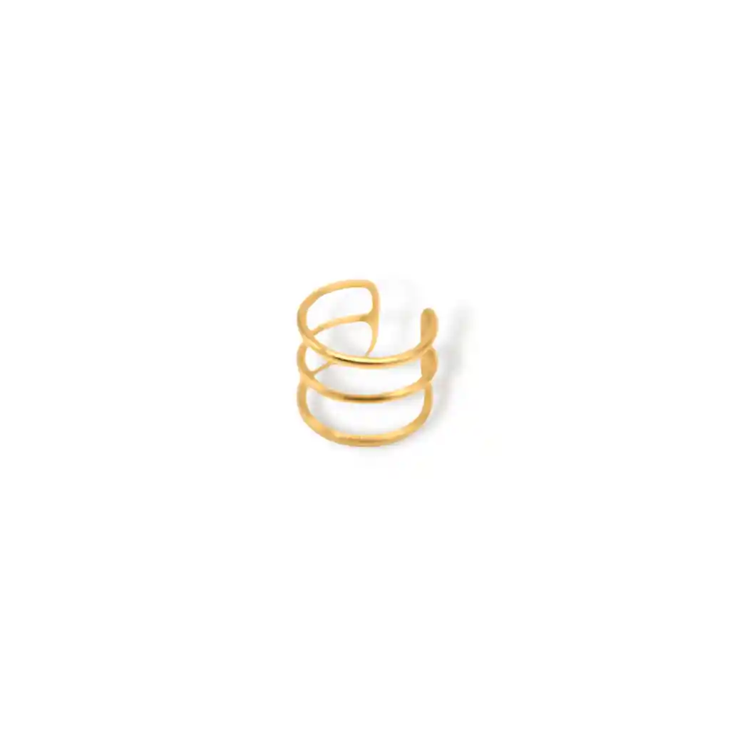 Earcuff Liso De Tres Alambres