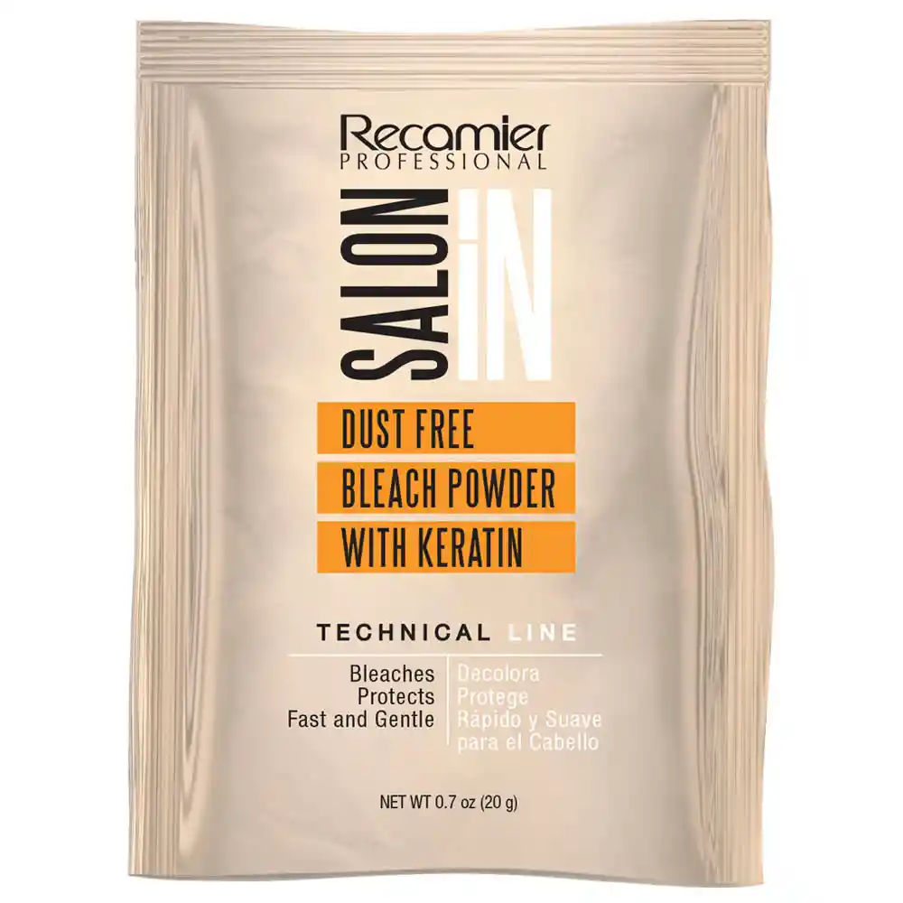 Decolorante Dust Free Bleach Powder With Keratin Salon In Recamier X20g