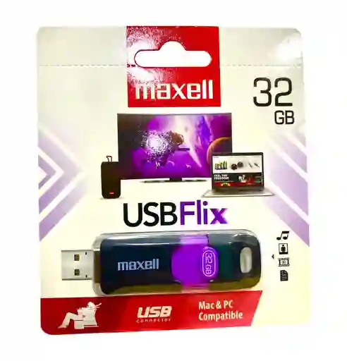 Memoria Usb Flix 32 Gb Maxel 2.0	