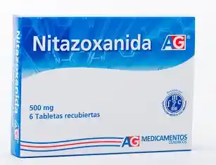 Nitazoxanida 500 Mg Ag Caja X 6 Tab