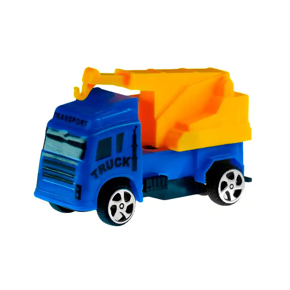 Carro Camion Construccion Multicolor Juguete X 12 Unidades