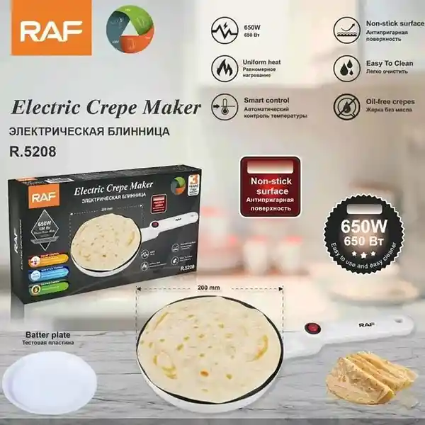 Crepera Eléctrica 600w