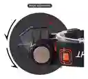 Linterna Led Recargable Con Cabeza De Casco T6, 1 Linterna Led 2 En 1, Color Negro, Luz Amarilla