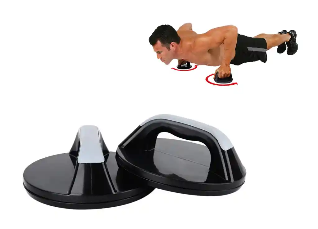 Flexiones Pecho Base 2 En 1 Girar Y Fija Push Ups Rotación