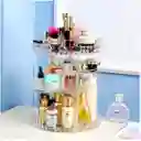 Organizador De Maquillaje Y Cosméticos En Acrílico Giratorio 360°