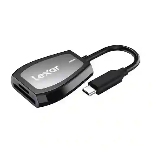 Lexar Rw470 2-in-1 Type-c Read - Compatible Con Tarjetas Sd Y Microsd Uhs-ii, Hasta 312 Mb/s De Lectura- Alta Velocidad