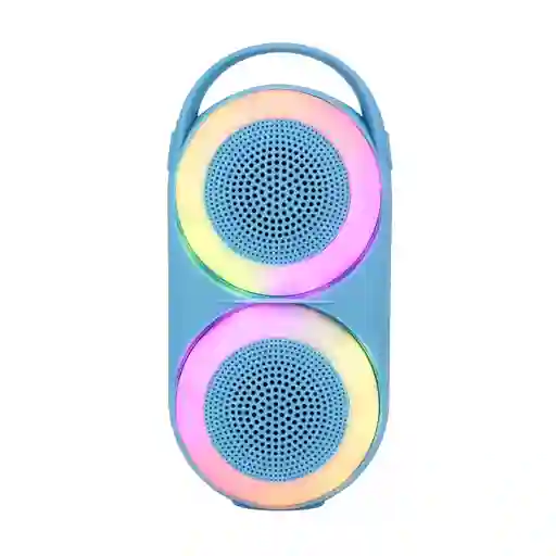 Parlante Bluetooth 6w Dual Gum Luces Led