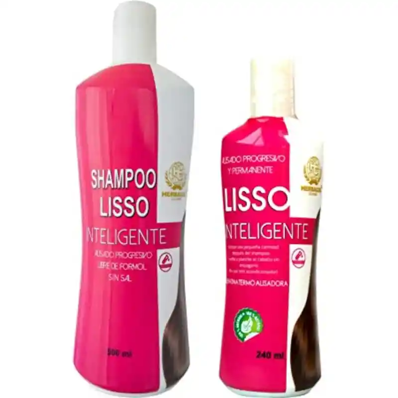 Kit Lisso Inteligente Shampoo + Tratamiento Herbacol