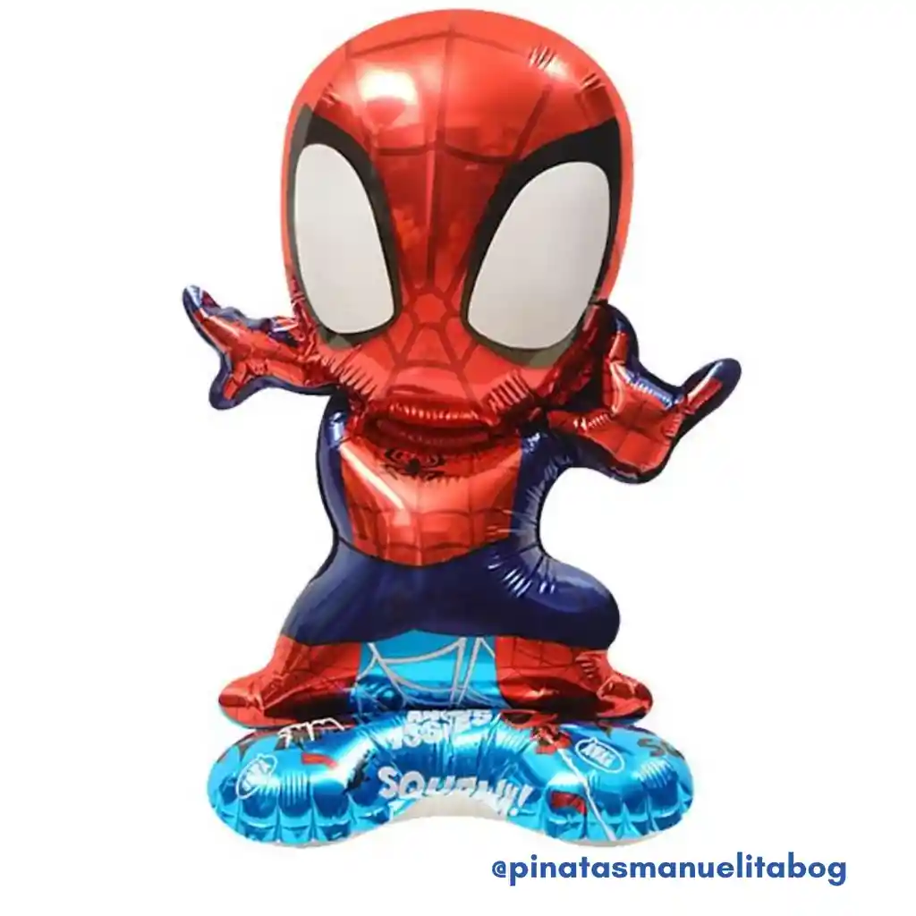 Globo Metalizado Spidey Sin Inflar