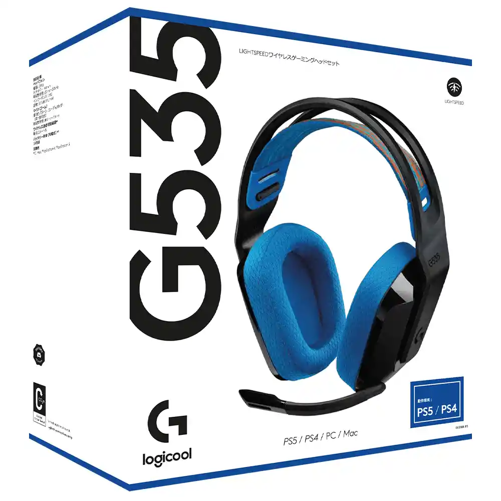 Diadema Gamer Inalámbrica Logitech G535 Version Ps5/ps4 Lightspeed