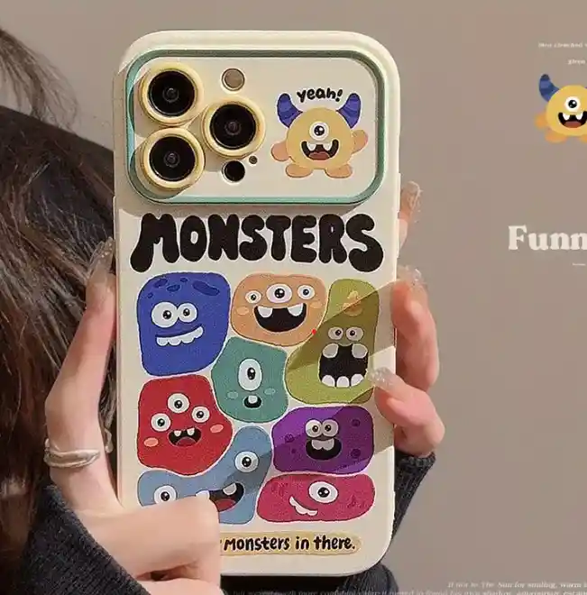 Forro Monster Dama Iphone 1