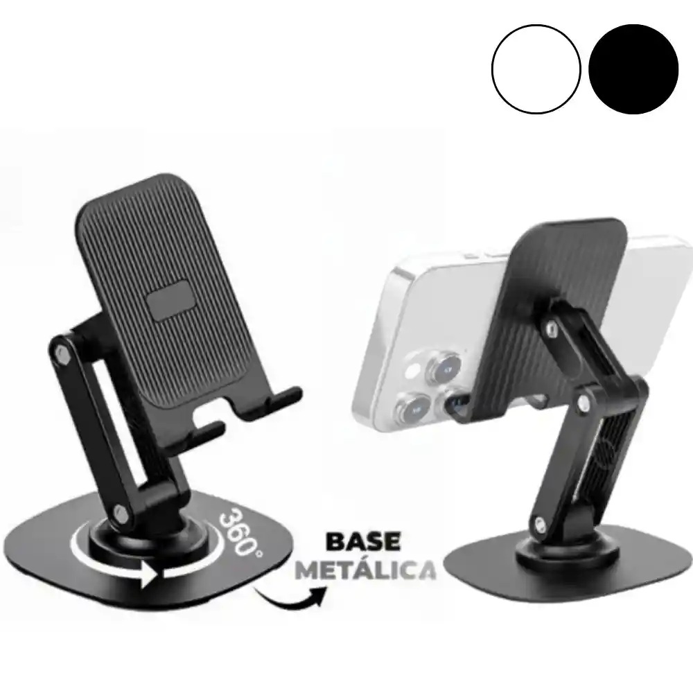 Mini Holder Soporte Base Para Celular Ajustable Rotación 360 Hold 378