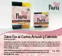 Jabon Artesanal De Carbon Activado Y Calendula 120 Gr