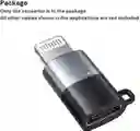 Adaptador Cabeza Usb C Hembra A Lightning Macho