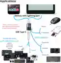 Adaptador Cabeza Usb C Hembra A Lightning Macho
