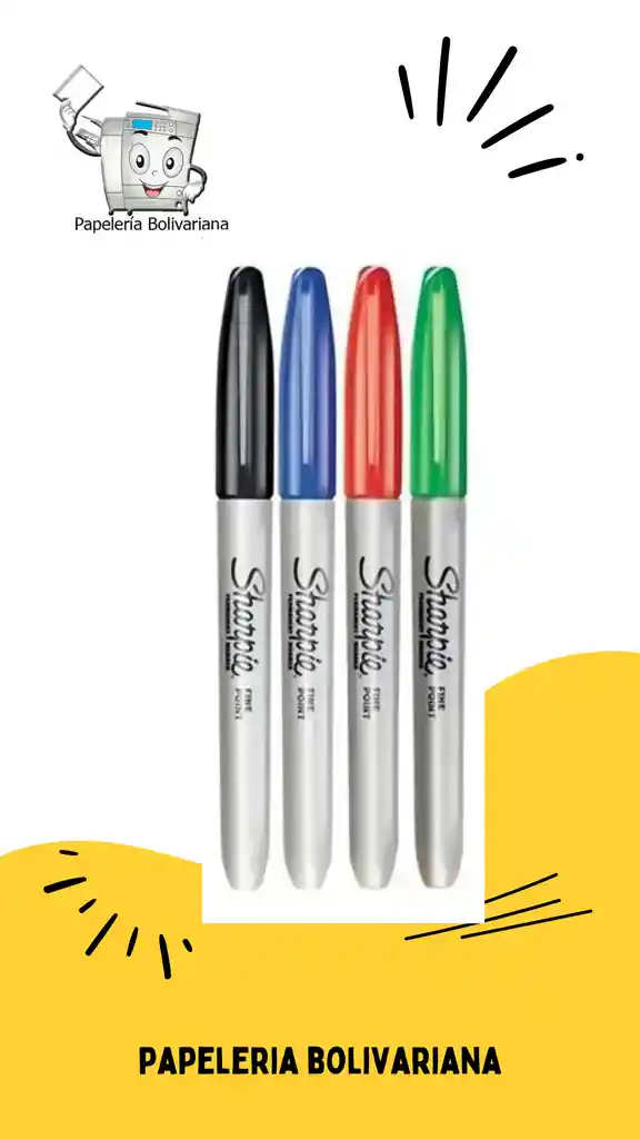 Marcador Sharpie Punta Fina