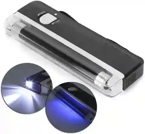 Maquina Portátil Luz Uv Detecta Billetes Falsos