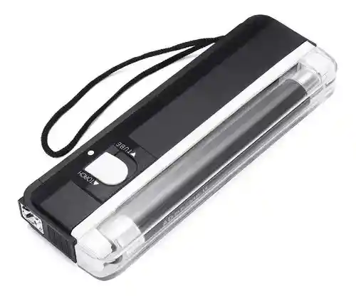 Maquina Portátil Luz Uv Detecta Billetes Falsos