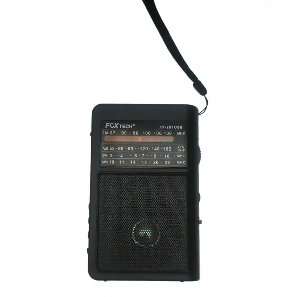 Radio Am Fm Recargable Portable Foxtech Fx201usb 500mah