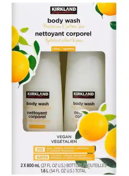 Kirkland Body Wash Gel De Baño Corporal 1.6l 800ml