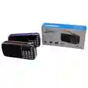 Radio Bolsillo Usb Fm| Am Recargable Teclado Premium R-068f Azul