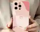 Forro Pink Corazon Dama Iphone 11