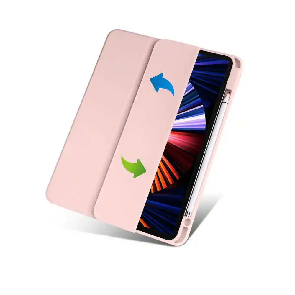 Estuche Protector Para Ipad Mini 6 Smart Cover Magnetico - Rosado