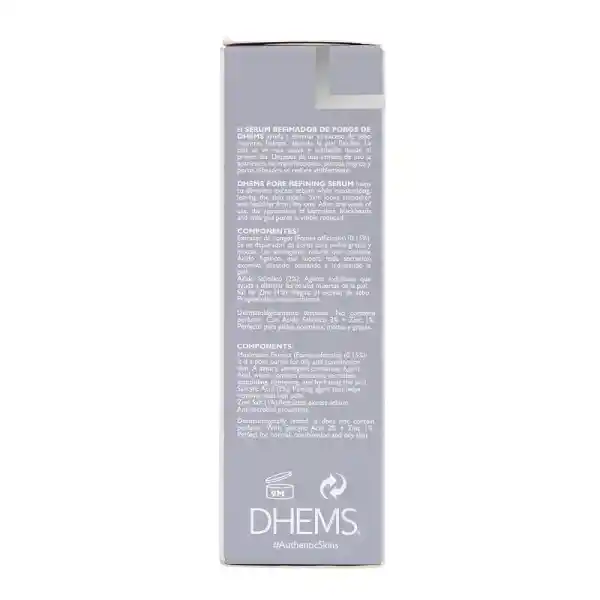 Serum Dhems Purificador De Poros 30ml