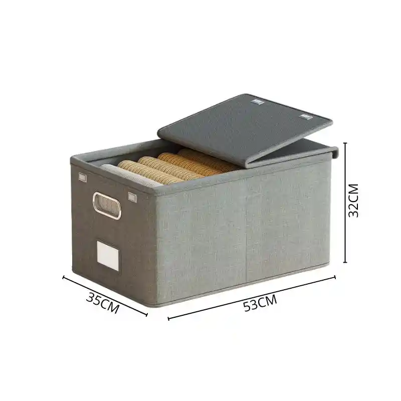 Caja Organizadora Con Tapa Para Ropa Grande