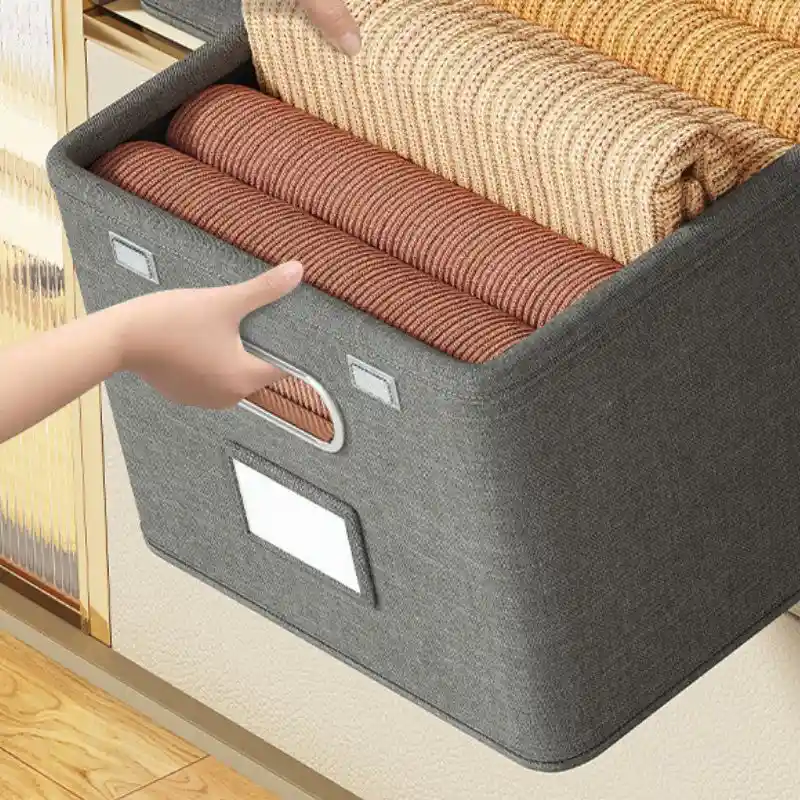 Caja Organizadora Con Tapa Para Ropa Grande