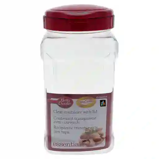 Recipiente Trasparente Largo Con Tapa Para Cocina