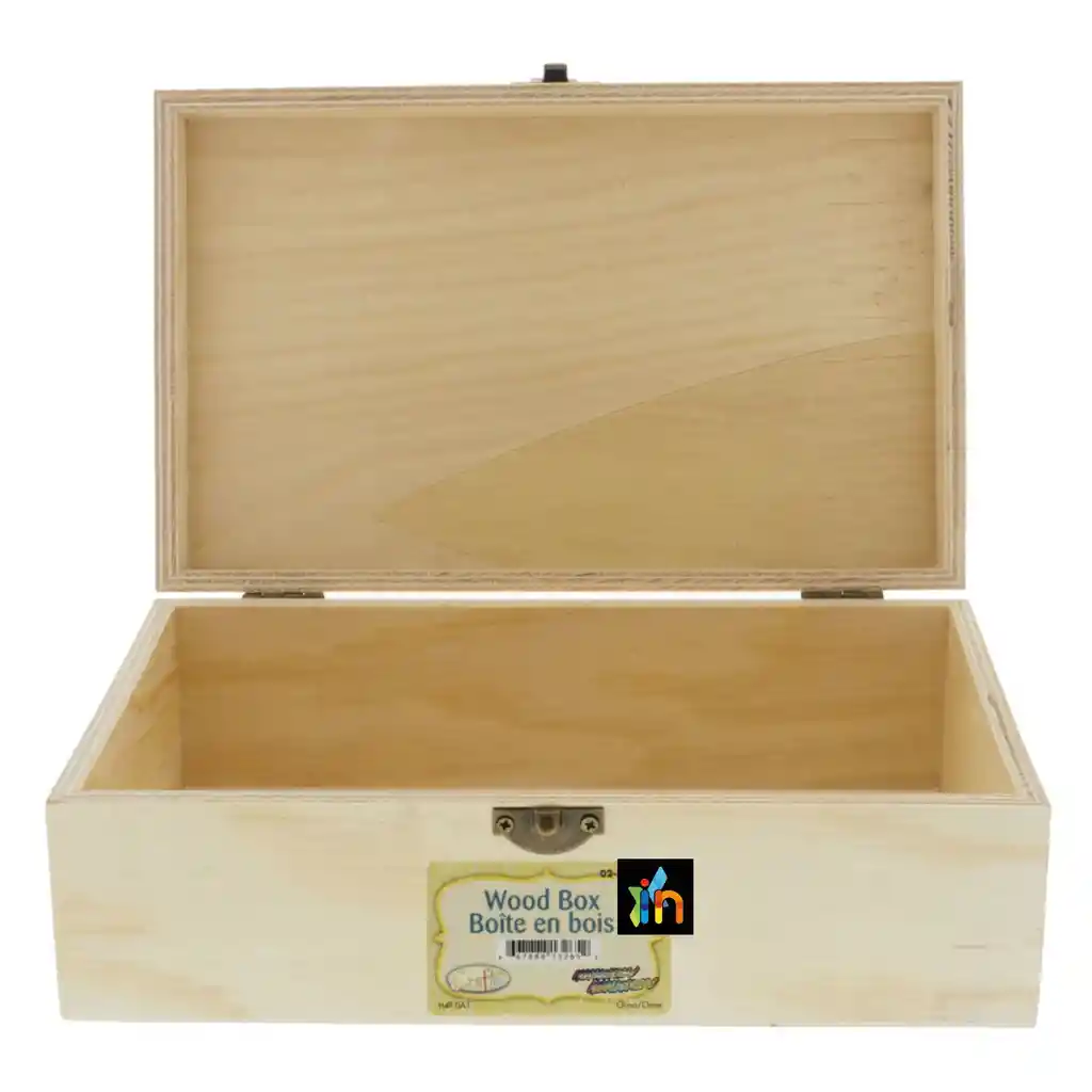 Caja Con Cierre Para Pintar En Madera