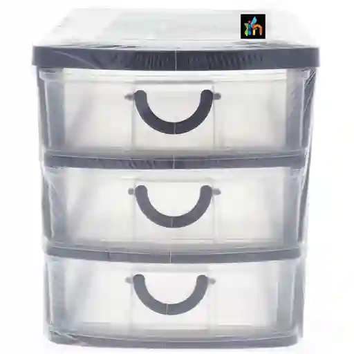 Cajonero De Tres Niveles Con Manijas