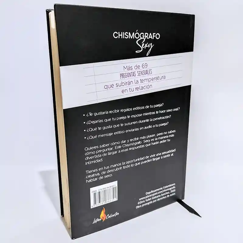 Libro Chismógrafo Sexy Para Parejas Juego Erótico