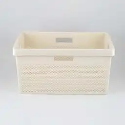 Cesta Ropa Tatay 40 Lt 36x26x52.50cm Blanco Plastico