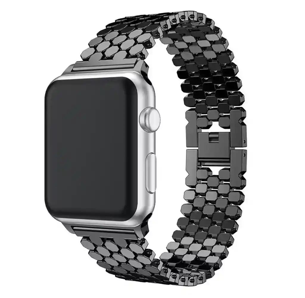 Pulso Apple Watch Metalico Pulsera Negro (42-44-45-49mm)