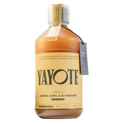 Vinagre Cidra Con Ajo Negro - Yayote 500 Ml